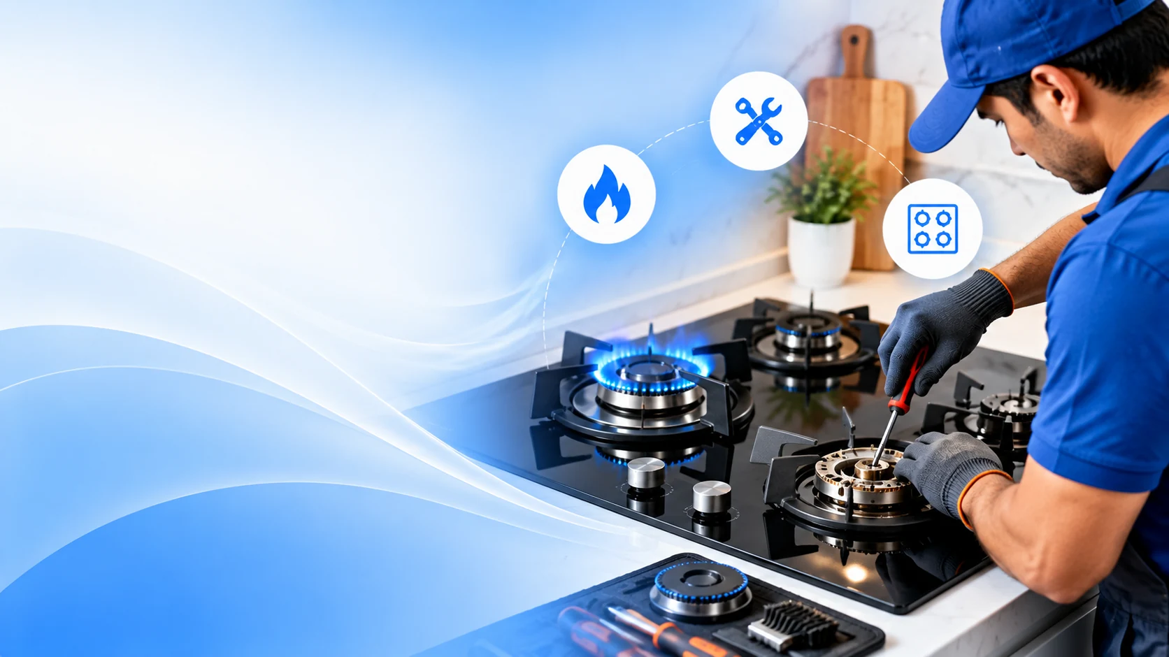 Kitchen hob repair service