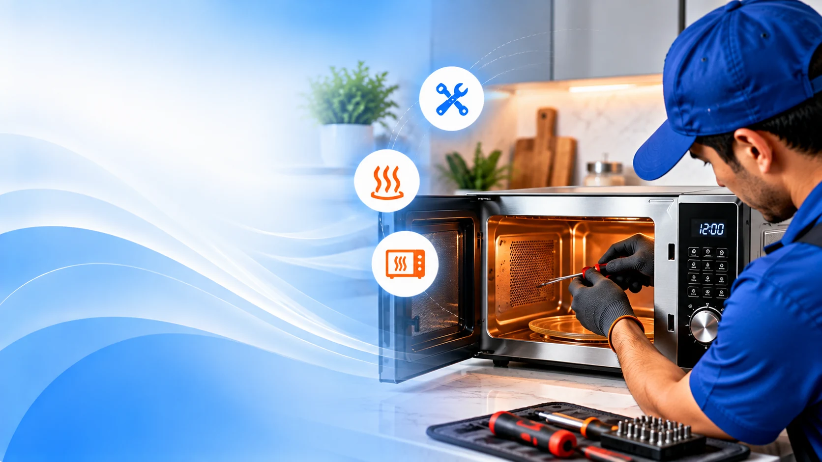 Microwave repair service